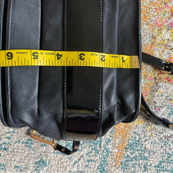 ❤️Ralph Lauren - Discontinued Crossbody Bag Black with Golden Metallic D… - Picture 16 of 17